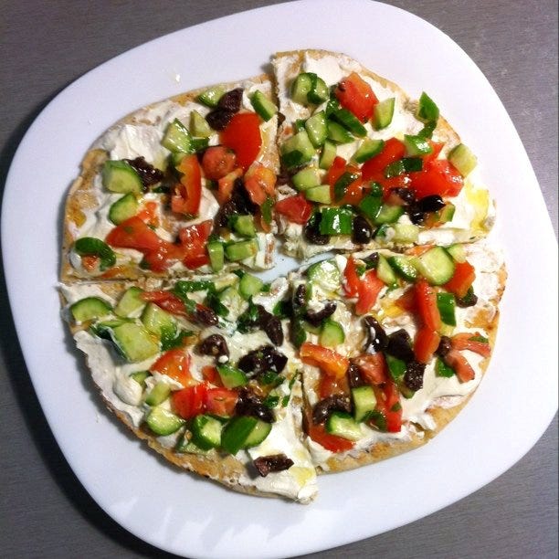 Labneh Pizza